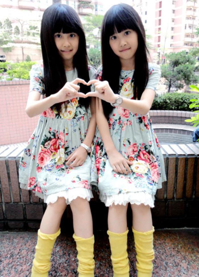 台湾双胞胎 sandy图片