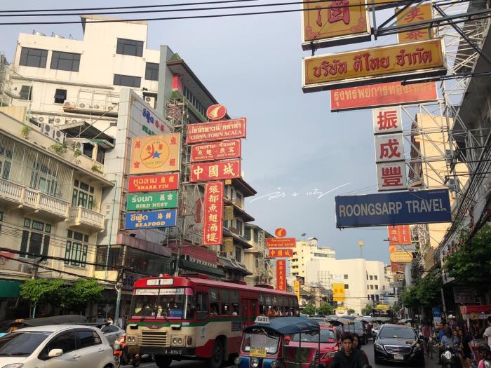 唐人街是哪个国家的(实拍泰国首都曼谷的唐人街)